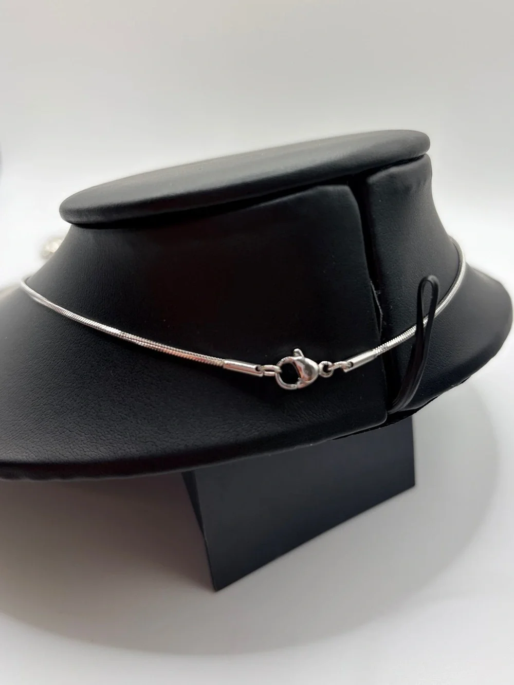 Chunky Silver Plated Heart Quilted Pendant Necklace with Crystal Accents